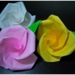 父の日のプレゼントに、折り紙でバラの花を手作りしよう！