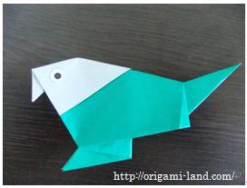折り紙 小鳥 インコ オウムの折り方 季節のイベント手作り情報館